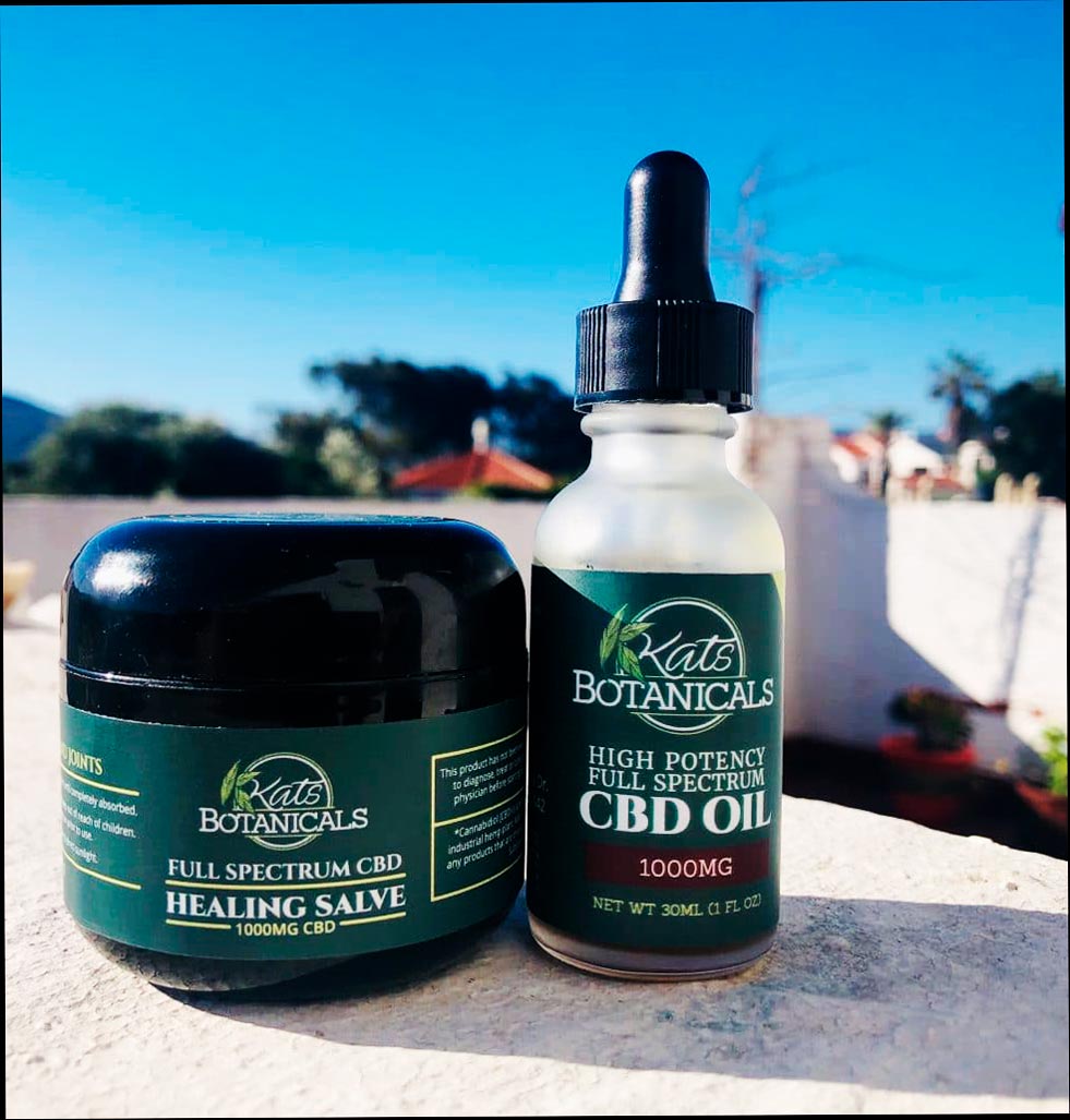 Kats CBD ungüento y aceite de CBD