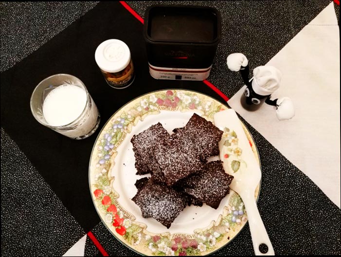 Receta de brownie de aceite de CBD