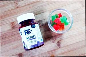 Foto de una botella de Relive Everyday CBD Gummies, las mejores gomitas de CBD 2019